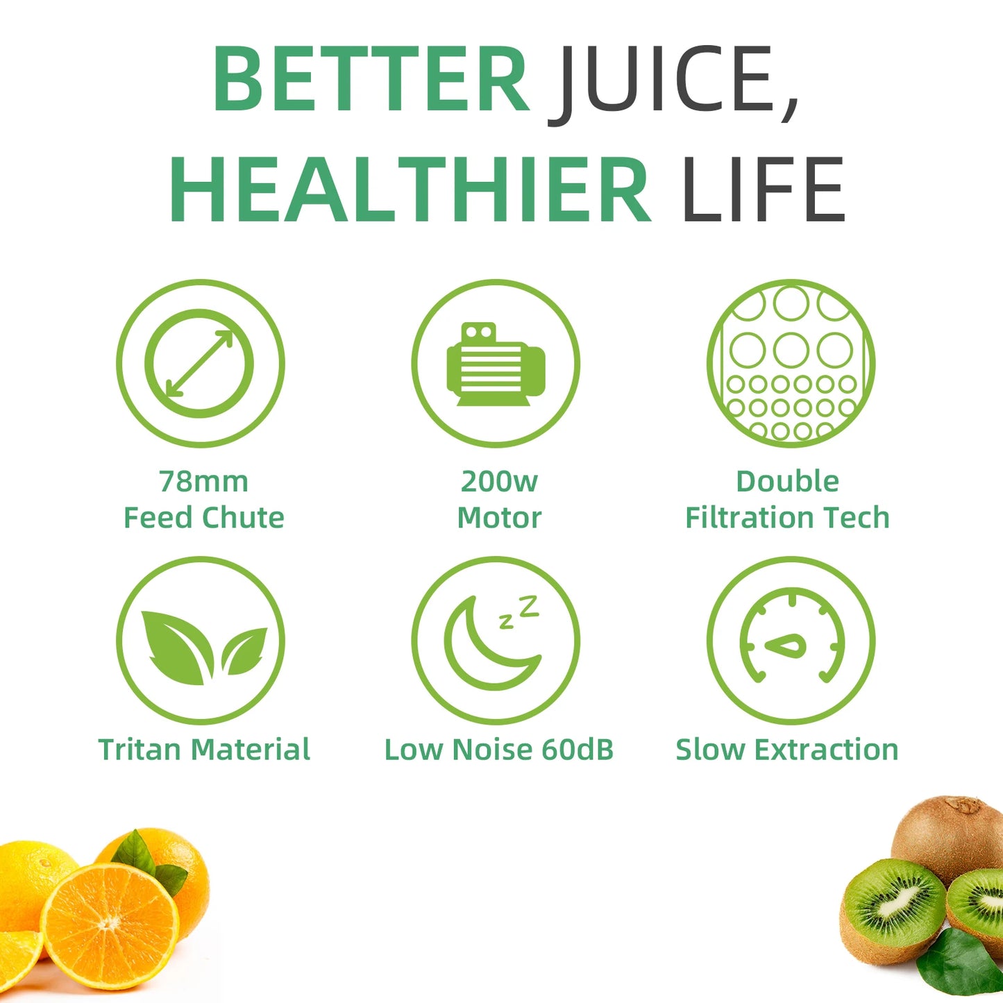 Blendiva Cold Press Slow Juicer