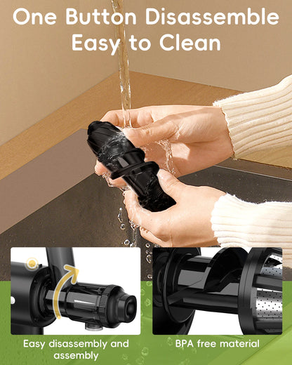 Blendiva Horizontal Cold Press Juicer