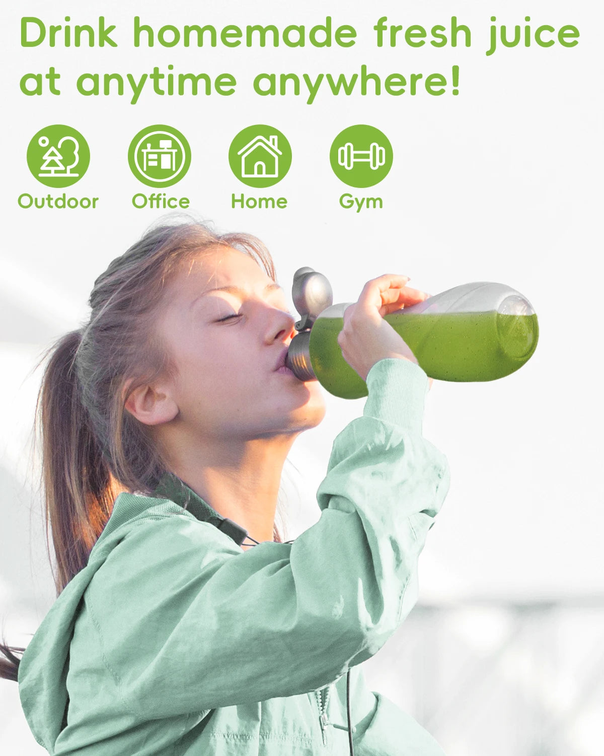 Blendiva Horizontal Cold Press Juicer