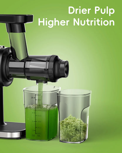 Blendiva Horizontal Cold Press Juicer
